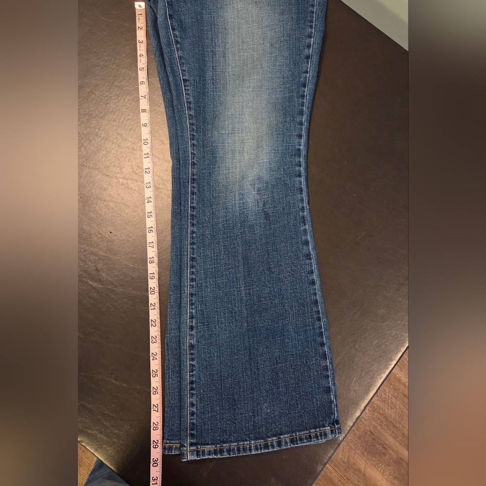 Levi's 515 Bootcut Jeans Size 14 Medium Wash Womans - Picture 9 of 11